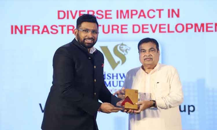 Vishwa Samudra Group conferred with Diverse Impact in Infrastructure Development Award at India Infrastructure Conclave 2024