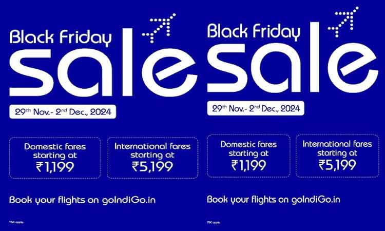 IndiGo’s Black Friday Sale: Kickstart Your New Year Travel Plans with Amazing Discounts