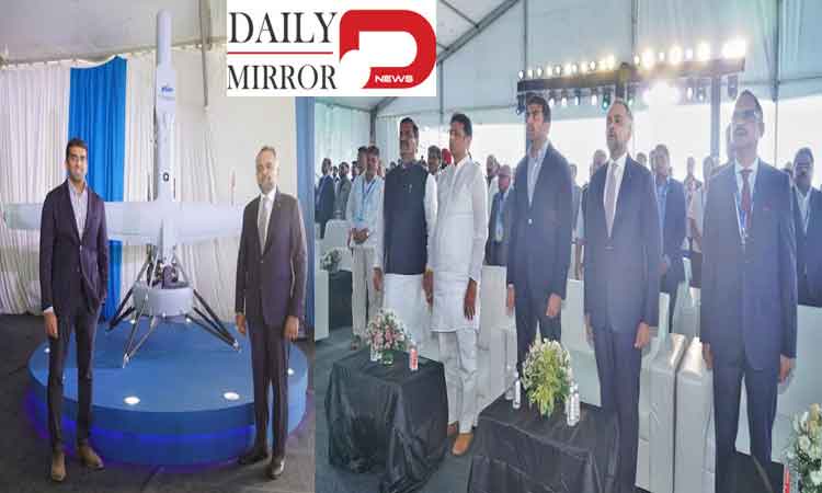 హైదరాబాద్‌లో డ్రోన్ల తయారీ కేంద్రం: 90 మిలియన్ డాలర్ల పెట్టుబడితో జేఎస్‌డబ్ల్యూ ప్లాంట్..