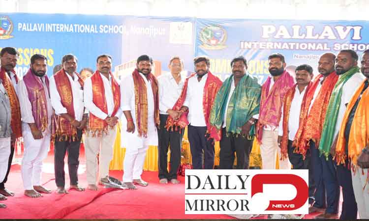 Vasantha Panchami Grand Celebrations at Pallavi International School, Nanajipur..