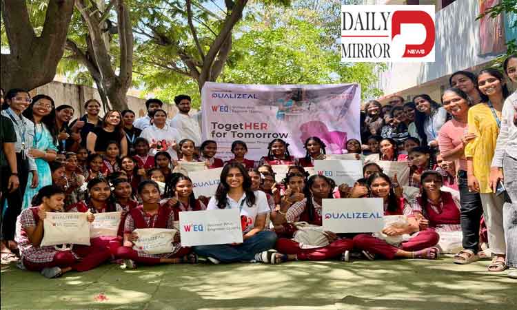 మహిళా దినోత్సవ కానుక: బాలికలకు ‘పరిశుభ్రత కిట్లు’ పంపిణీ చేసిన క్వాలిజీల్..!