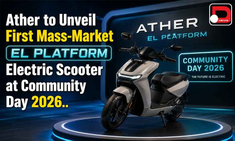 Ather to Unveil First Mass-Market EL Platform Electric Scooter at Community Day 2026