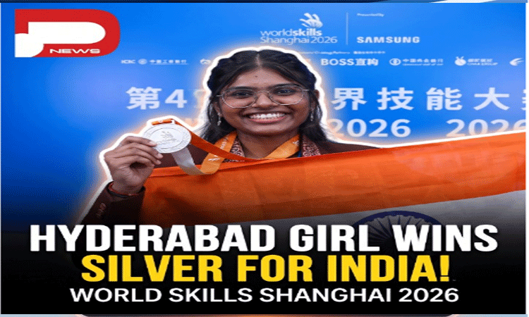 Hyderabad Girl Wins Silver for India at WorldSkills Shanghai 2026..